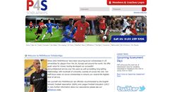 Desktop Screenshot of pass4soccer.com